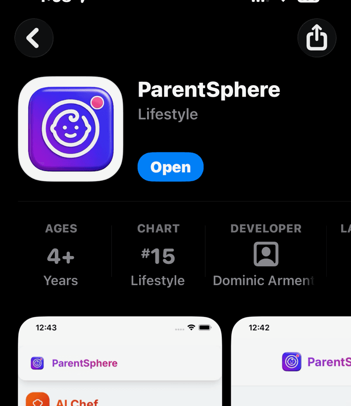 Live on the App Store — #15 in Lifestyle